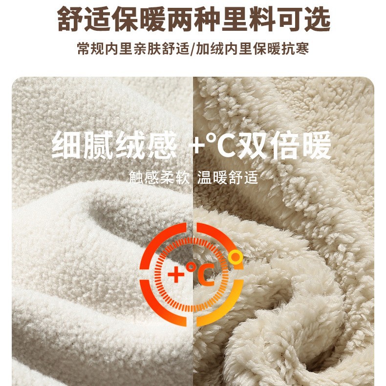 New Autumn and Winter Fleece Large-Size Jacket, Fleece-Lined Outdoor Thickened Warm Men's Softshell Jacket Liner
