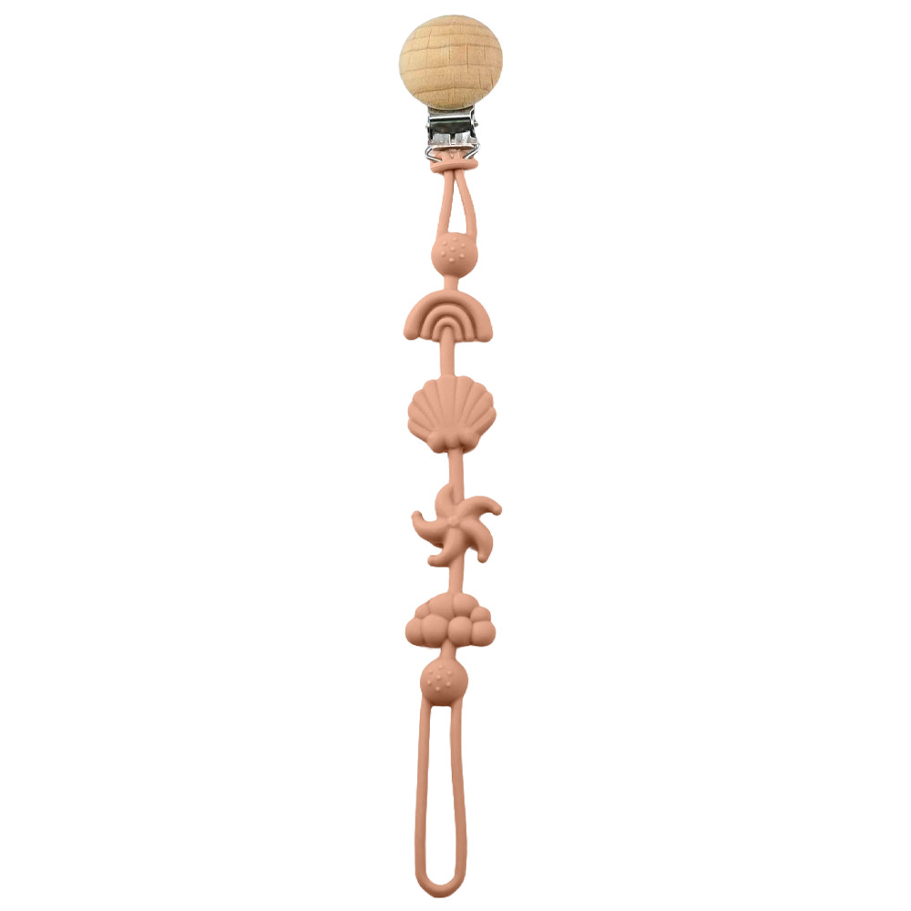 Nuevo juguete de dibujos animados para bebés, mordida y mordida, patrón de cinco dedos, mordedor calmante, mordedor para bebés de grado alimenticio