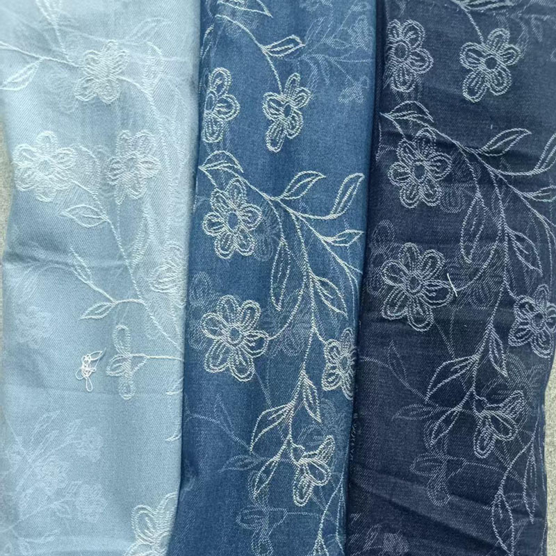 Jacquard Denim Washed Fabric for Men and Women Casual Jackets, Pants, Children's Clothing, Bags DIY Denim Craft Fabric Jacquard Denim Washed Fabric for Men and Women Casual Jackets, Pants, Children's Clothing, Bags DIY Denim Craft Fabric
