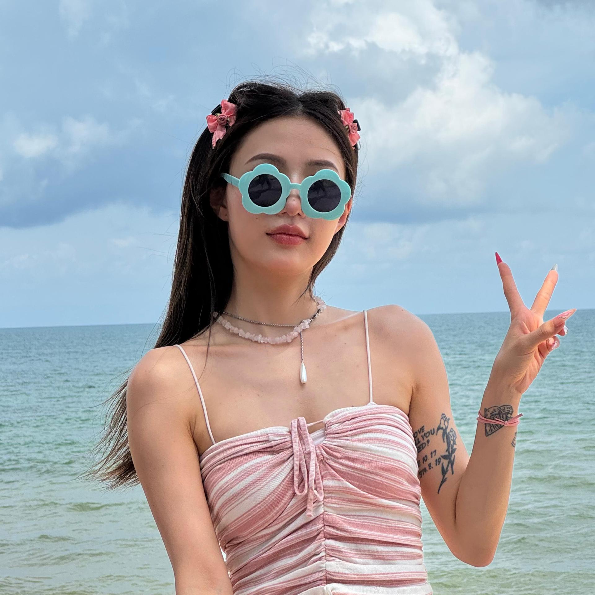 Gafas de Fiesta con Temática Hawaiana, ABS, Divertido, Decorativo, para Fiestas en la Playa y Festivales de Música
