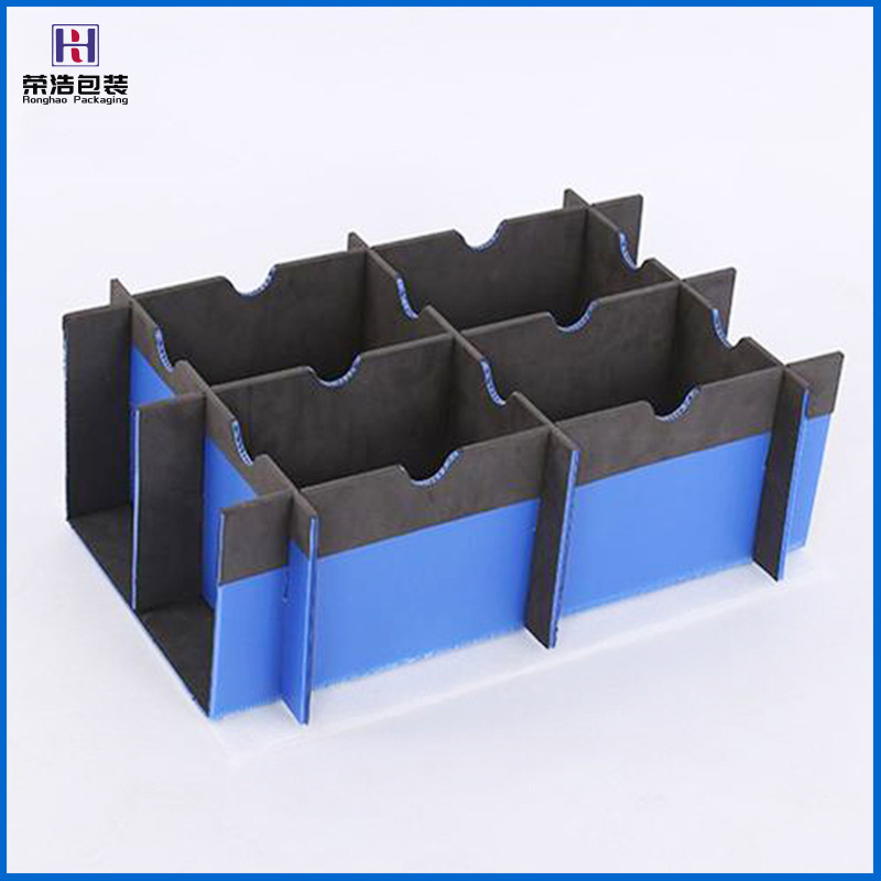 厂家定款制覆膜EVA刀卡中空板箱隔板刀卡隔板隔条格子隔断批发