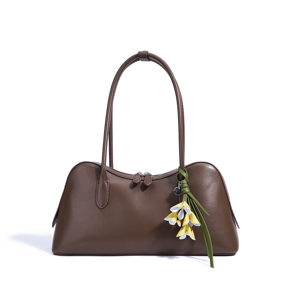 Large Capacity Exquisite Design Shoulder Bag Underarm Bag Simple Handheld Boston Bag For Women 2026 New Commuter Bag - Thumbnail 5
