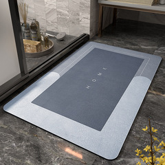 Cross-border diatom mud bathroom water-absorbent quick-dry mat kitchen oil-proof entrance bathroom anti-slip mat home door mat