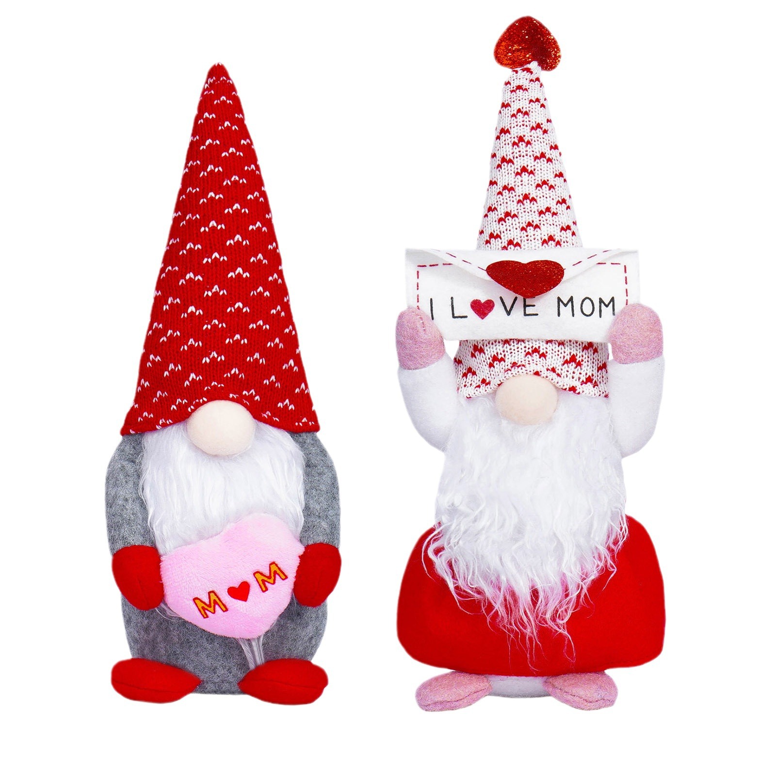 Día DE LA MADRE transfronteriza muñeca sin rostro amor sobre decoración lindo enano Rudolph regalo de San Valentín