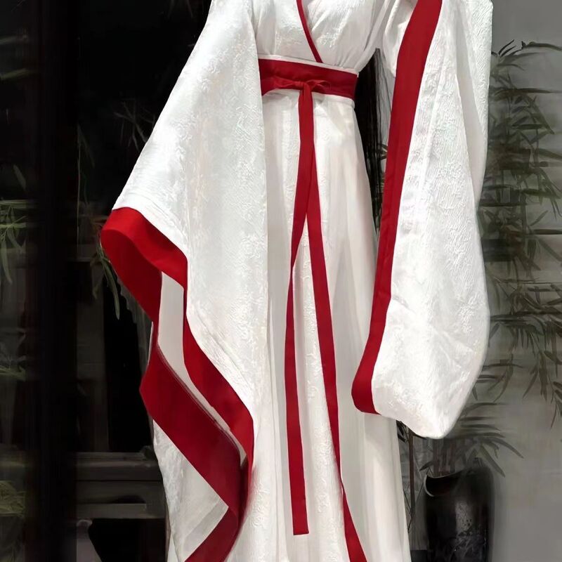 Southern and Northern Dynasties Ancient Costume Hanfu 2024 Ju Jing Star Same Style Wei Jin New Warring States Robe Collar Antique Super Fairy Explosions