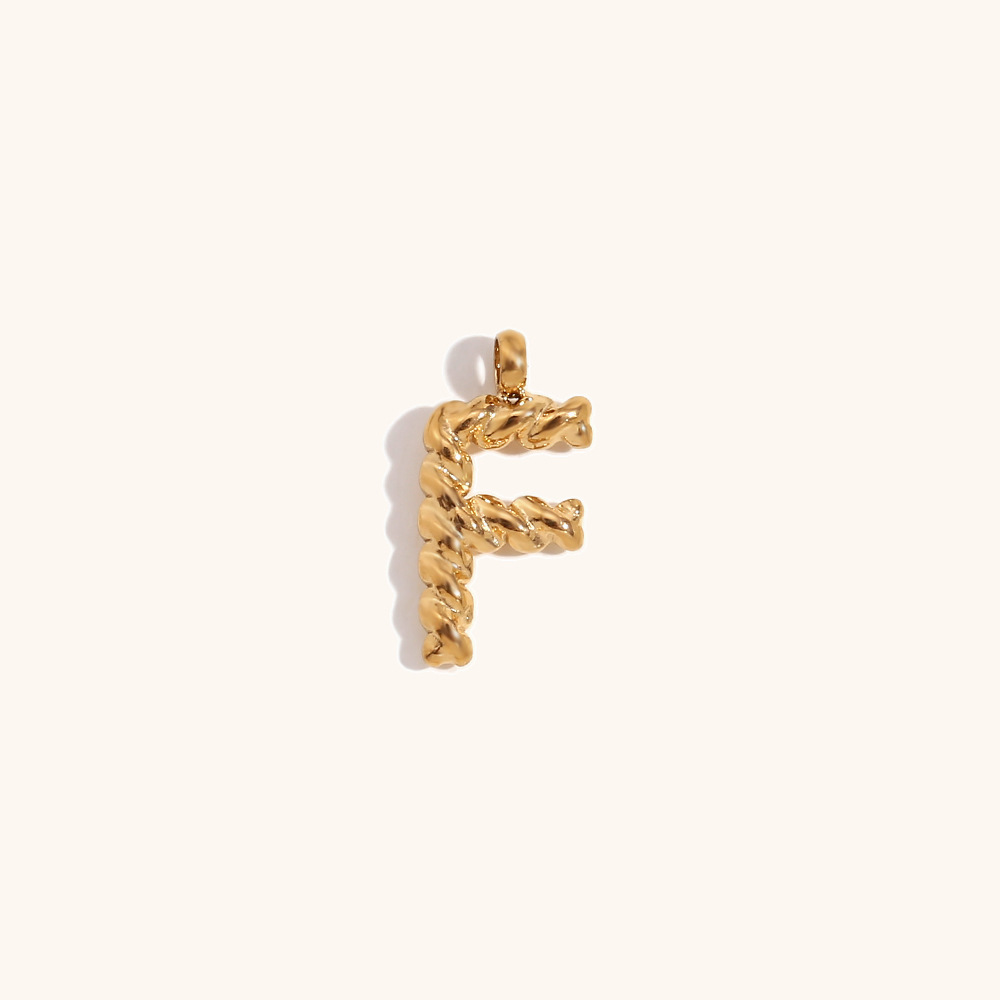 2g Weight 0.03µm-0.05µm Gold Plating Thickness PVD Coated Gold Plating Process Pendant Jewelry Making Type 18K Real Gold Plated Plating Material 1 Piece Quantity 304 Stainless Steel Material Letter Pattern Simple Style Style Waterproof Non Tarnish, Plating Craft 1 Piece Stainless Steel PVD Coated Real Gold Plated Letter Pendant DIY Jewelry Accessories 7