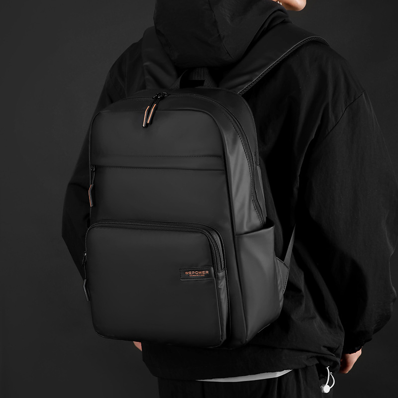 WEPOWER nueva mochila de viaje de negocios para hombres, mochila de computadora impermeable de gran capacidad, mochila de viaje de moda image 3