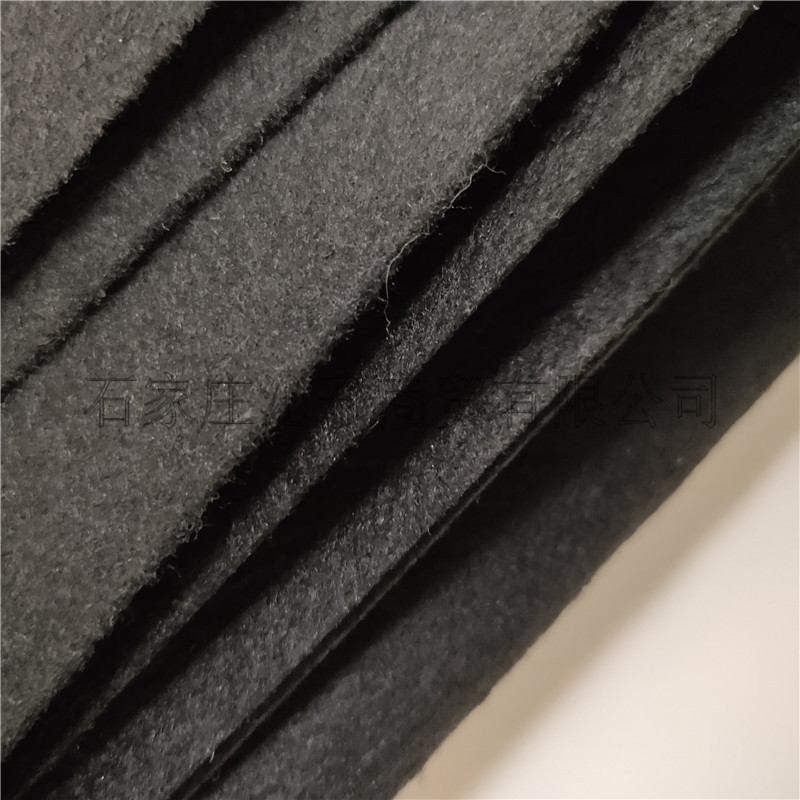 270-300g黑色毛毡布Black Felt彩色不织布 包包内衬植物袋无纺布