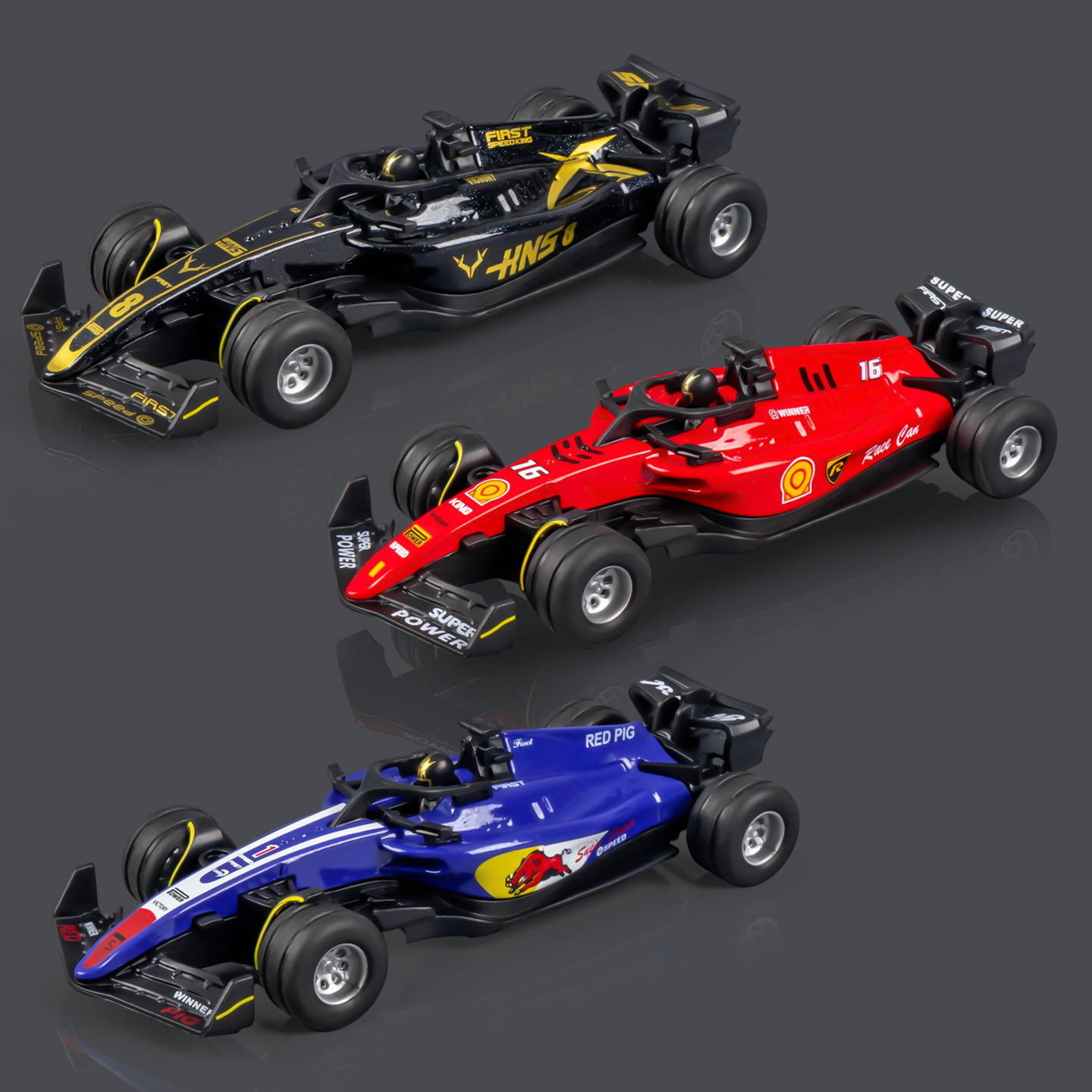 Wireless remote control toy car with speed shifting and drifting, dual control F1 racing car model, electric lights, RC remote control car for boys.