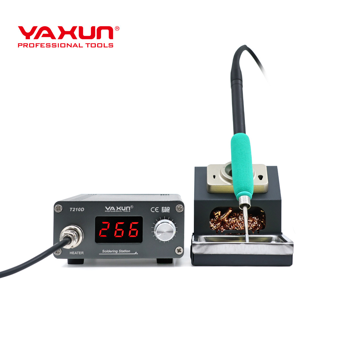 YAXUN雅讯智能屏显焊台T210D快速升温电烙铁c210烙铁咀维修焊接