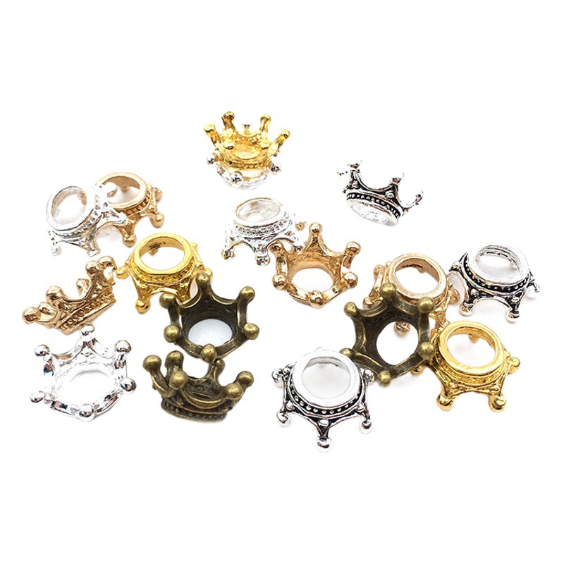 1 pequeña corona aleación accesorios de joyería de dibujos animados japonés y coreano material de joyería tocado accesorios para el cabello accesorios de joyería hechos a mano