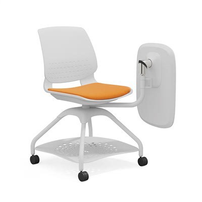 Silla de entrenamiento Silla de recepción apilable en forma de arco pie Silla de comedor respaldo ergonómico silla de oficina entrenamiento Silla de aula image 16