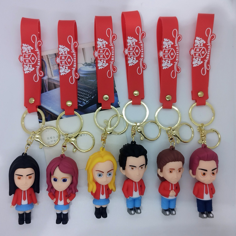 Cross-Border Creative Cartoon Rbd Band Character Doll Keychain Pendant Bag Car Keychain Gift Wholesale Cross-Border Creative Cartoon Rbd Band Character Doll Keychain Pendant Bag Car Keychain Gift Wholesale