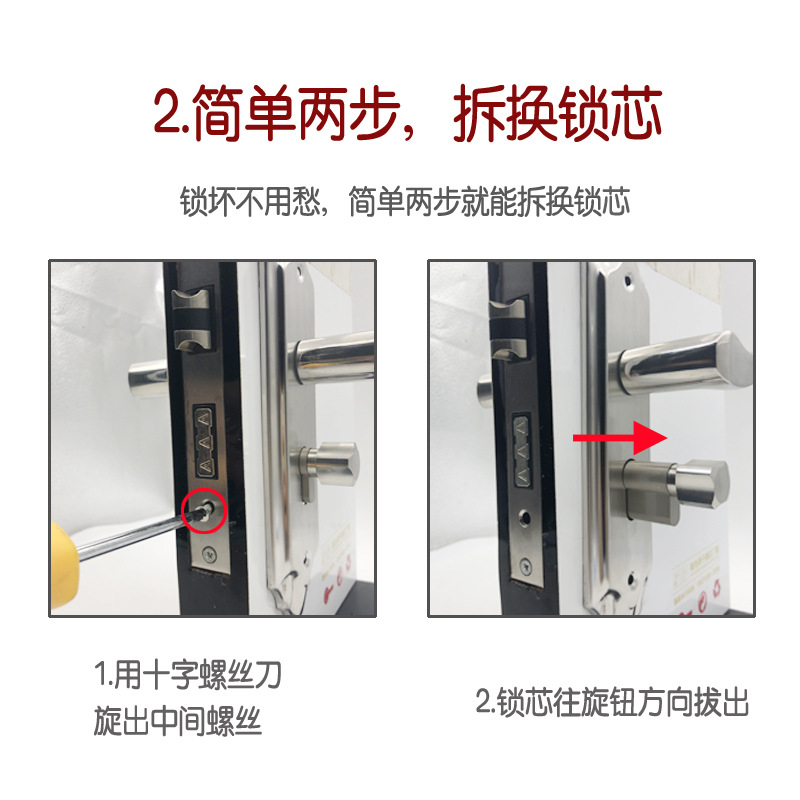 Todo cobre pequeño 70 cilindro de cerradura de puerta de madera precio al por mayor precio de promoción de fábrica gran cantidad de descuento puerta interior cilindro de cerradura de cobre puro precio bajo