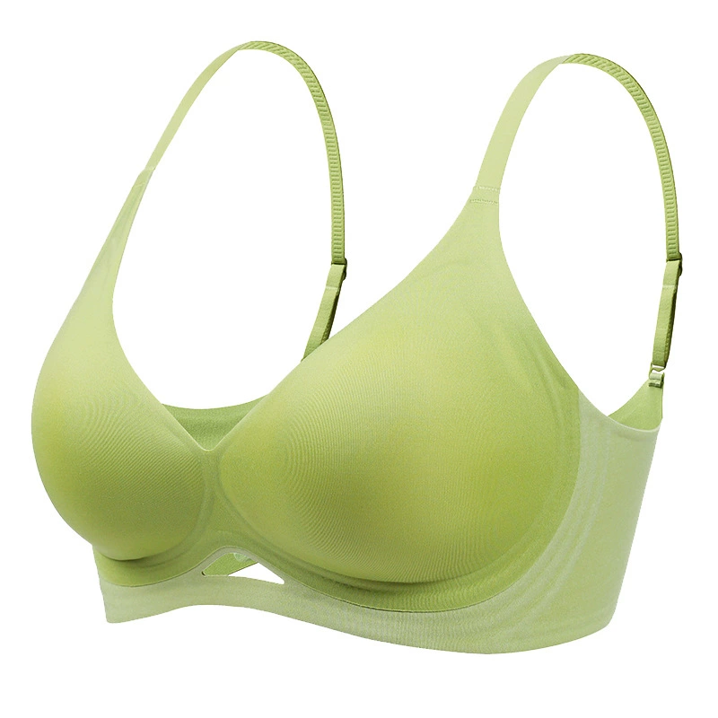 Sexy underwear, comfortable supporting breathable wireless bra, beautiful back