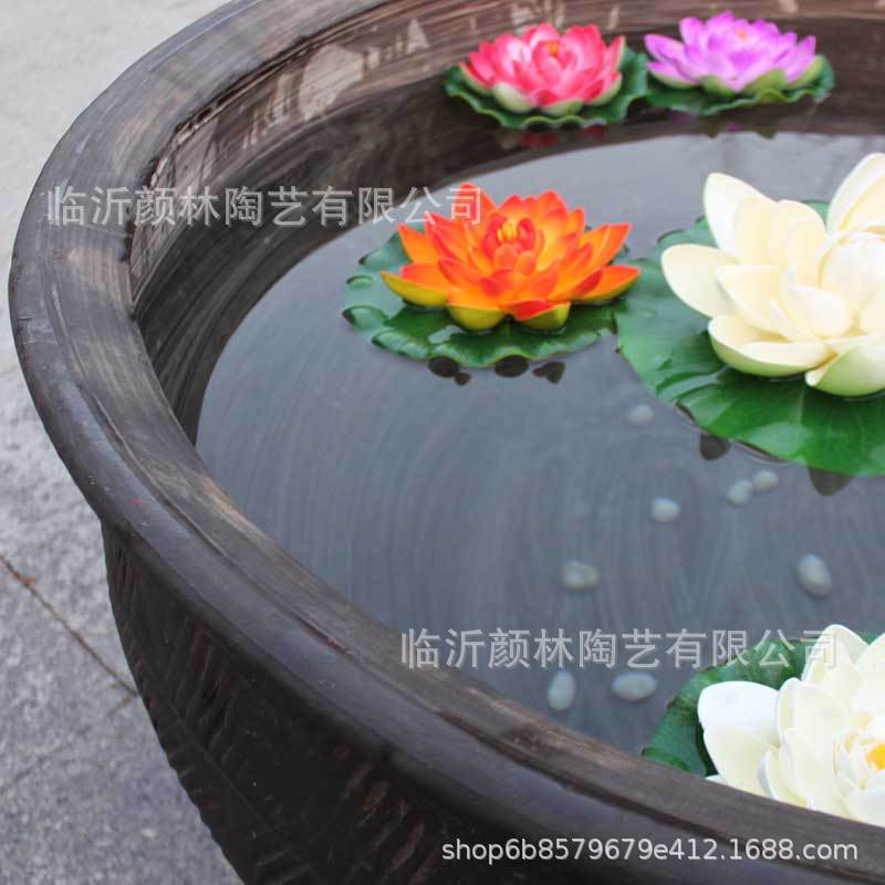 Spot de un metro de gran tanque gran gran tanque de patio gran gran tanque gran tanque de cerámica gran tanque de agua gran tanque de tierra tanque de loto gran tanque de peces