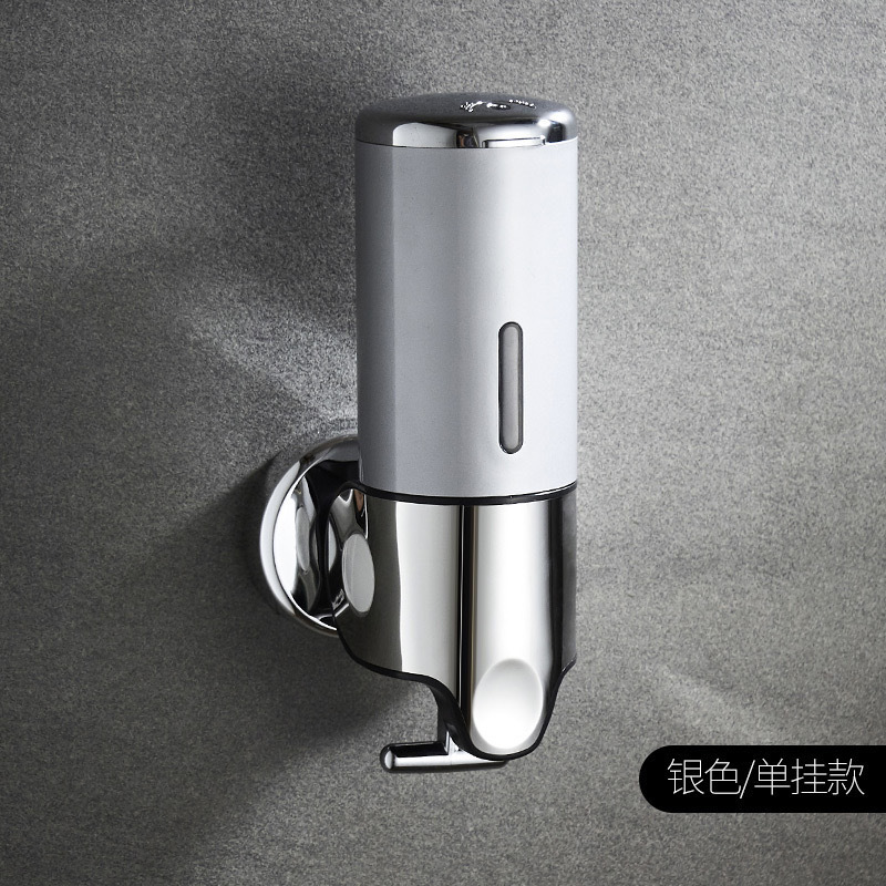Dispensador de Jabón Manual de Pared de Plástico ABS Galvanizado para Baño y Hotel image 7