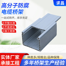 定制高分子电缆桥架 室外中空钢板大跨距镀锌复合高分子电缆桥架