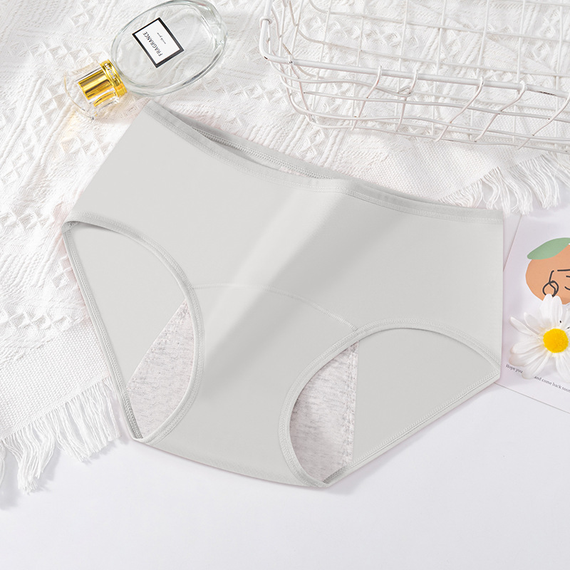 Color caramelo puro algodón transpirable pantalones físicos extra grande ensanchado impermeable a prueba de fugas cómoda ropa interior agradable a la piel