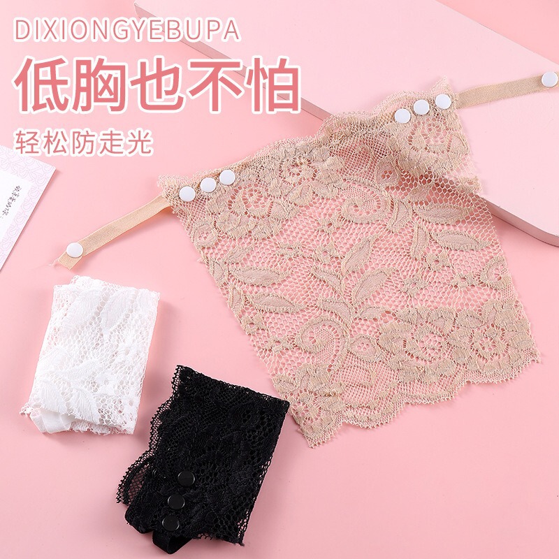 Anti-Exposure Artifact Tube Top One-Piece Lace Women's Seamless Exquisite Short Sexy Strapless Invisible Bra Summer