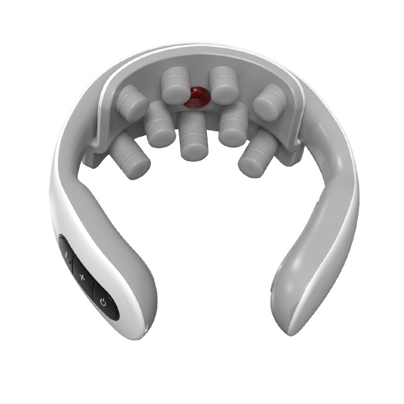 Hogar hombro y cuello masajeador cervical cuello protector cuello calefacción vibración multifuncional inteligente pulso cuello masajeador