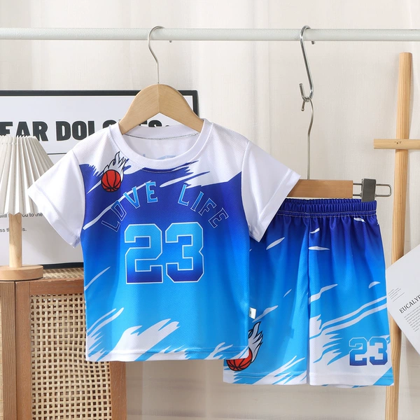 Blue sports suit