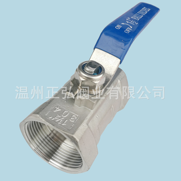 现货 316不锈钢内螺纹球阀 3寸片式球阀1000WOG  一片式球阀价格