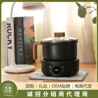 分体式电煮锅宿舍学生锅家用小电锅多功能蒸煎炒煮面小锅电热火锅