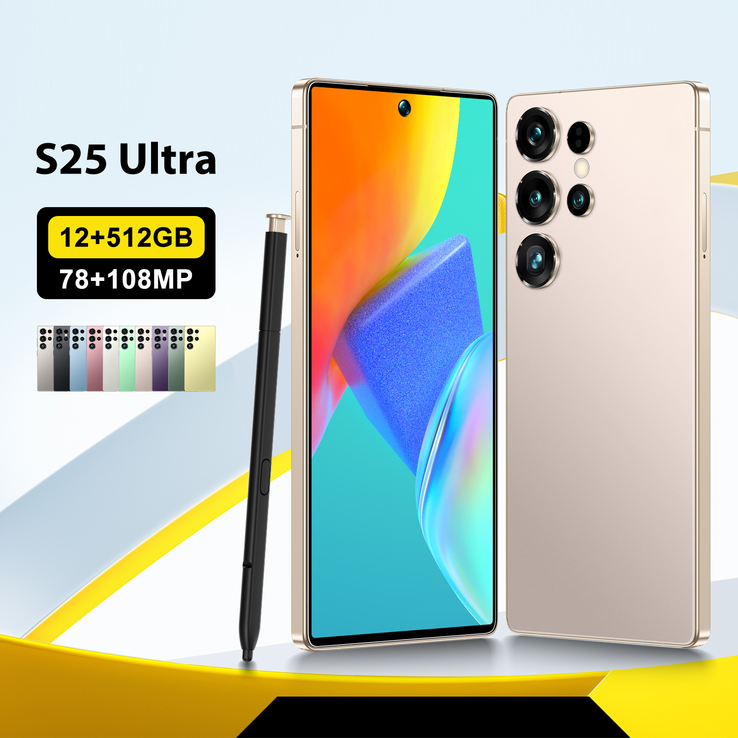 新型クロスボーダーs 25 Ultra真4g 7.3インチハイビジョン大画面3 64 androidスマートフォン工場価格卸売り