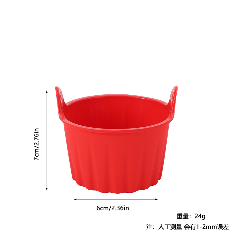 キッチンシリコーンケーキ型ベーキングモールド簡単に離型できるエアフライヤー蒸し卵型カップケーキカップメーカー卸売|undefined