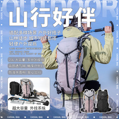 专业户外登山包轻量化徒步背包23L大容量多功能双肩包旅行运动包