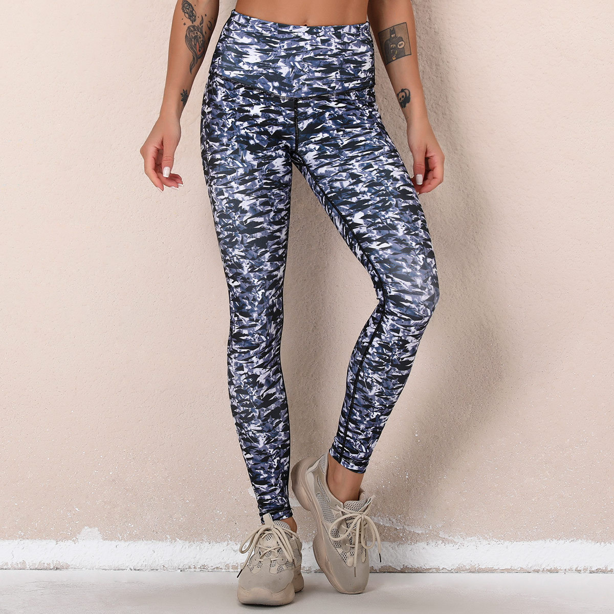 Fashion printing high waist legging NSLX47519