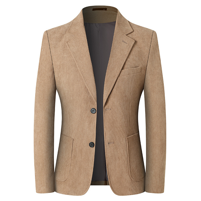 Foreign Trade Plus Size Men's Fashion Business Casual Small Suit European and American Men's Fashion Corduroy Suit Jacket Wholesale Foreign Trade Plus Size Men's Fashion Business Casual Small Suit European and American Men's Fashion Corduroy Suit Jacket Wholesale