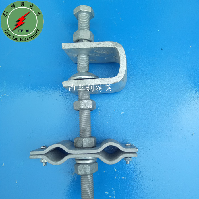 塔用引下线夹 OPGW光缆塔用引下夹具 防滑引下卡具 塔用固定卡