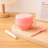 Bowl for chopping for baby, fuchsia set, 7 pieces