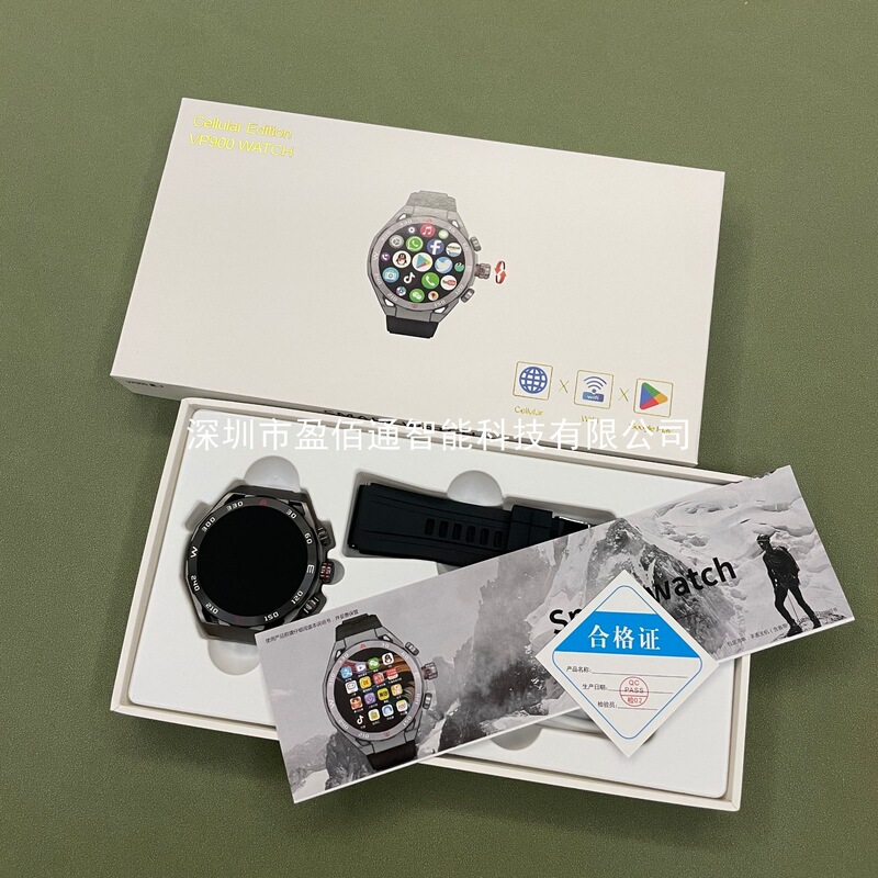 VP900 new smart watch 4G cellular wifi version AMOLED round screen non-Ziteng garden rotating camera Android