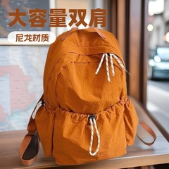 軽量バックパック女性の 2025 新しいカジュアル多用途ナイロン旅行バックパック学生スクールバッグ大容量