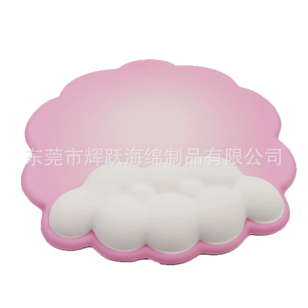 Оптовая Продажа с фабрики Губка из пенополиуретана космическая пена с эффектом памяти коврик для мыши силиконовая пена Нескользящая офисная облачная запястье