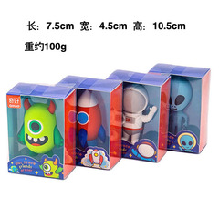 Qihao 8423 alien shape eraser cartoon cute detachable 3D eraser elementary school student prize wipe clean
