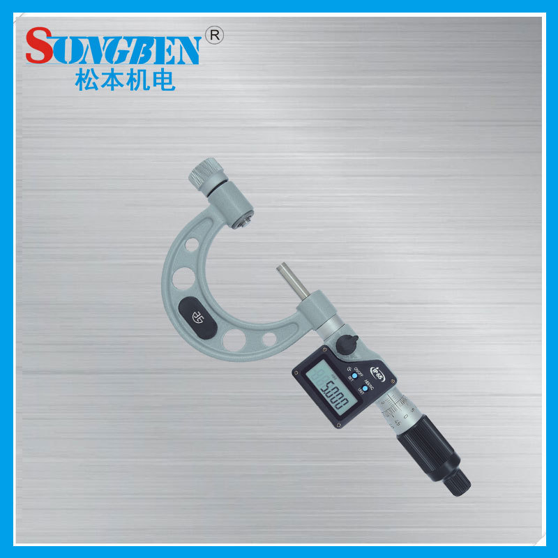 青量可换测砧数显外径千分尺0-50mm电子千分尺146-01-610