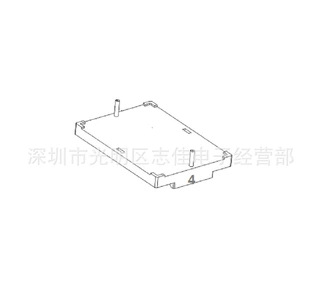 BASE 39底座1+1 针 磁环底座电感底座BASE磁环基座3928底座