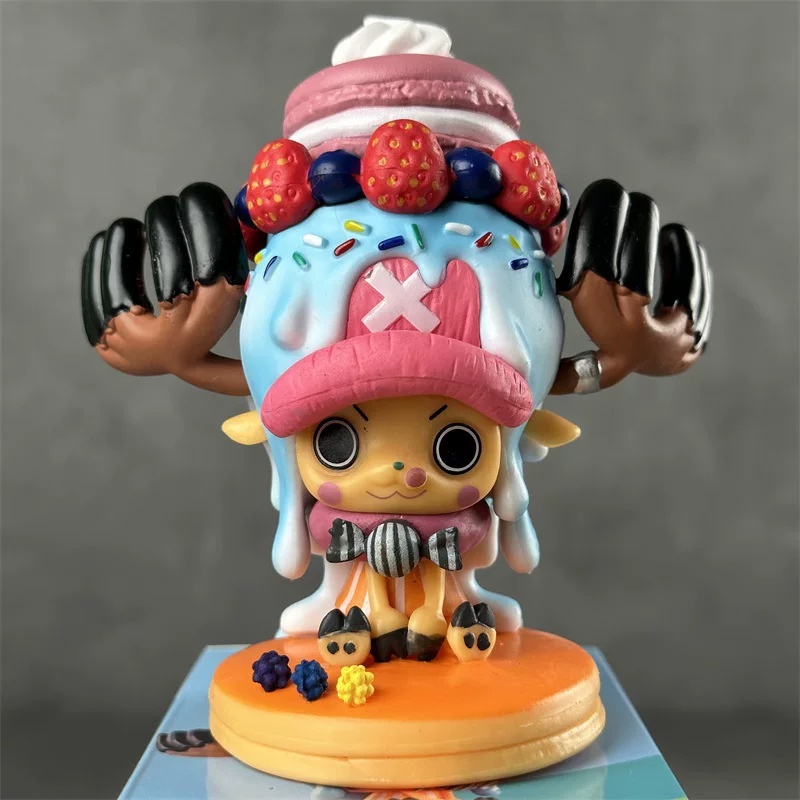 One Piece POP15th Anniversary Candy Dessert Cake Chopper Scene Anime Figure Model Ornament Wholesale
