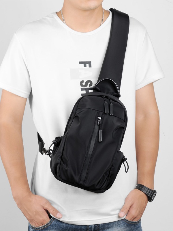 Cross-border New Korean-style Crossbody Bag Casual Multifunctional Chest Bag Outdoor Travel Sports Crossbody Bag Men's Chest Bag