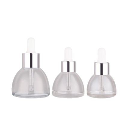 15ml botella de goteo cónico botella de vidrio 30ml botella de aceite esencial Pagoda transparente
