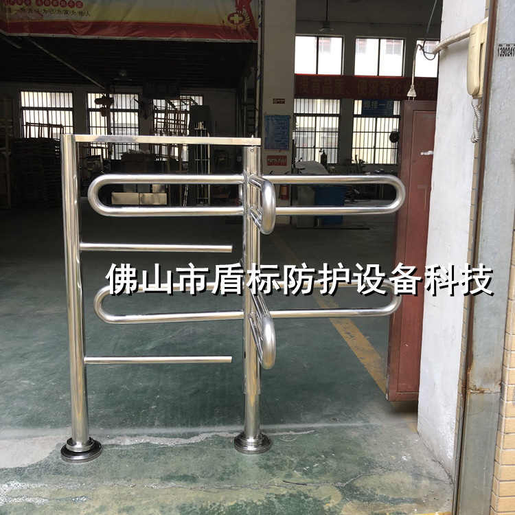 防止逆单向半高不锈钢转闸机通道闸 单项旋转门 无人看守道闸门