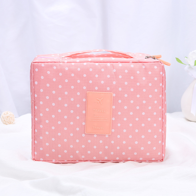 Gran capacidad de segunda generación nueva bolsa de lavado coreana bolsa de maquillaje bolsa de almacenamiento portátil multifuncional bolsa cuadrada bolsa de almacenamiento