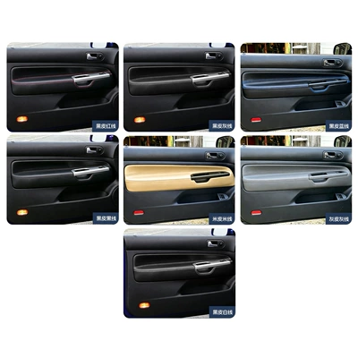 Sürətlər qutusu və əl tormozu başlıqları Version Door Armrest Leather Cover