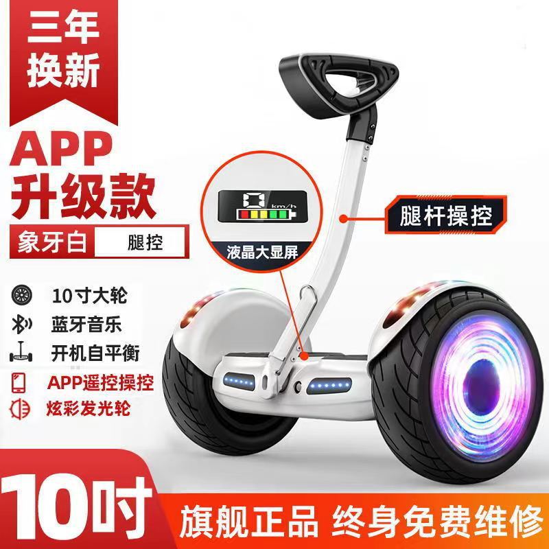 Fábrica al por mayor entrega Comercio exterior eléctrico inteligente control de la pierna de los niños APP control manual equilibrio coche doble-rueda adulto paralelo Coche