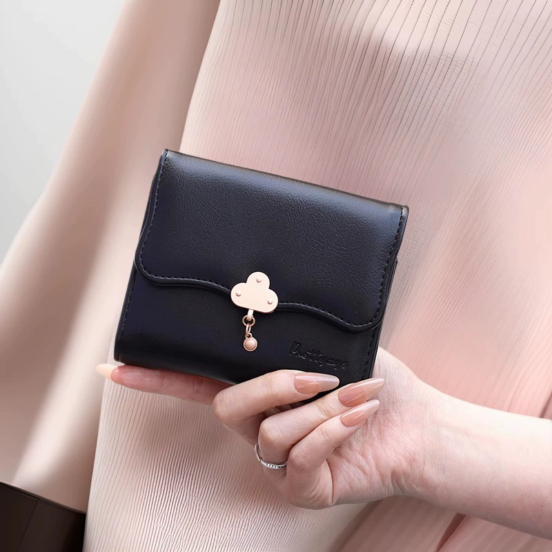 Кошелек, сумка через плечо, брелок-эмблема fresh brand, японский и корейский стиль, простой и элегантный дизайн, с цветочным рисунком