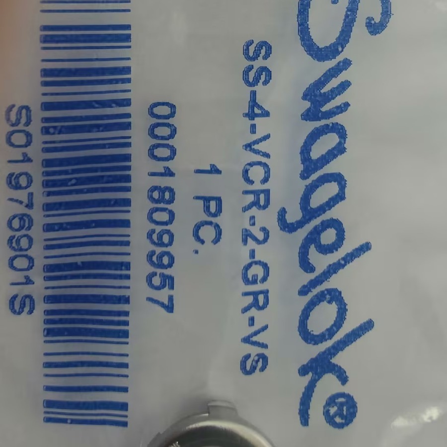 Swagelok SS-4-VCR-2-GR-V S新品和 用过垫片316 不锈钢 VCR 面密